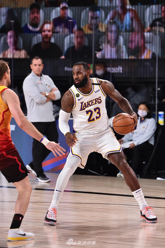 [NBA常规赛]湖人胜爵士 锁定西部第一