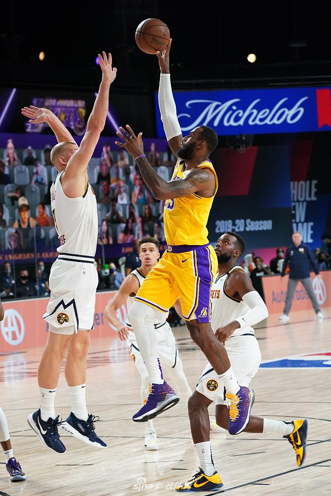 [NBA]掘金121-124湖人 库兹马3分绝杀詹皇29+12