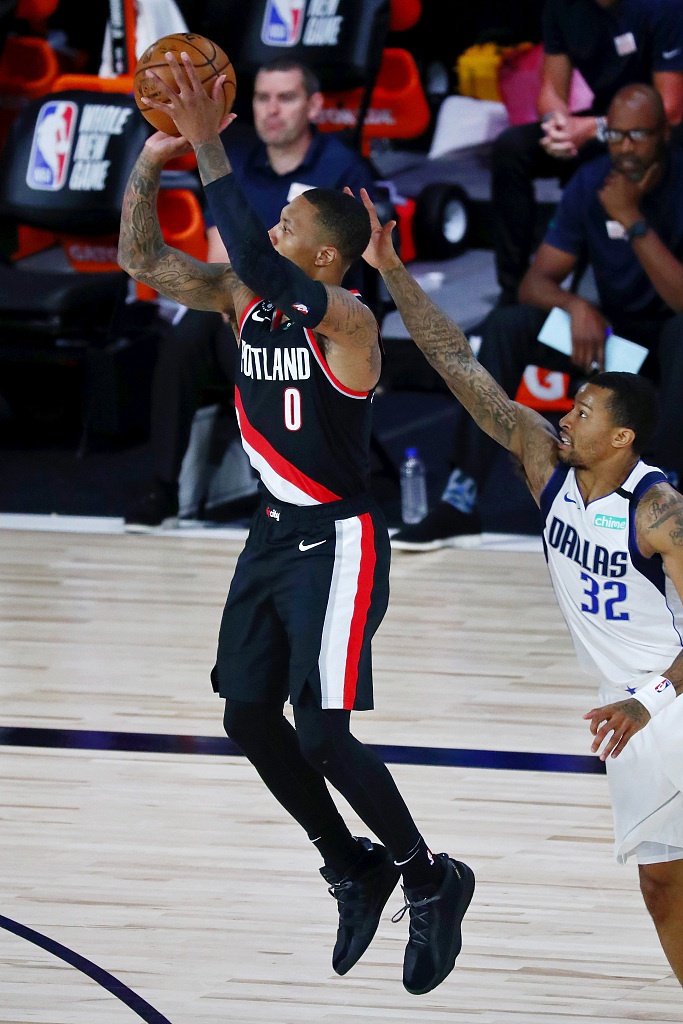 [NBA]开拓者134-131独行侠 利拉德狂轰61分