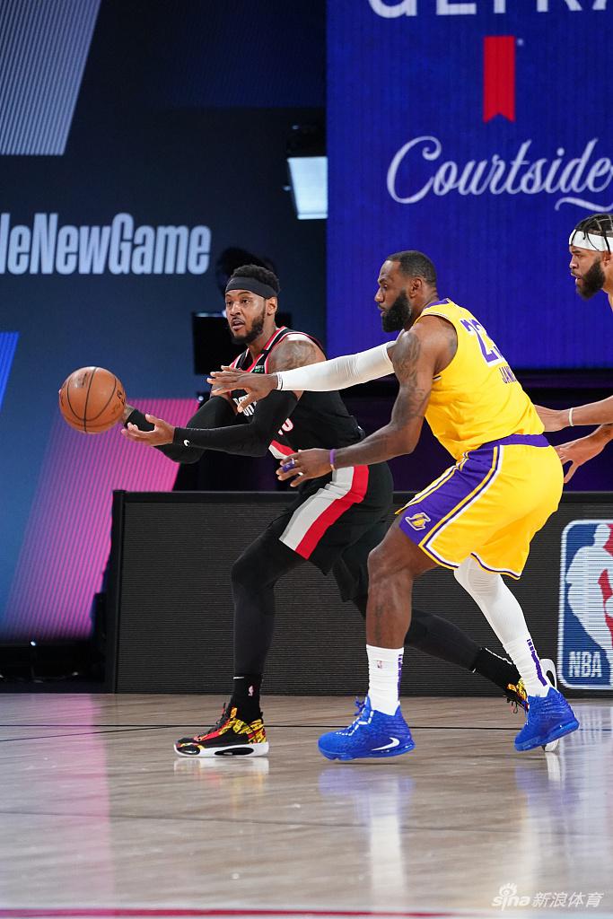 [NBA季后赛]开拓者100-93湖人 利拉德34分力压詹姆斯