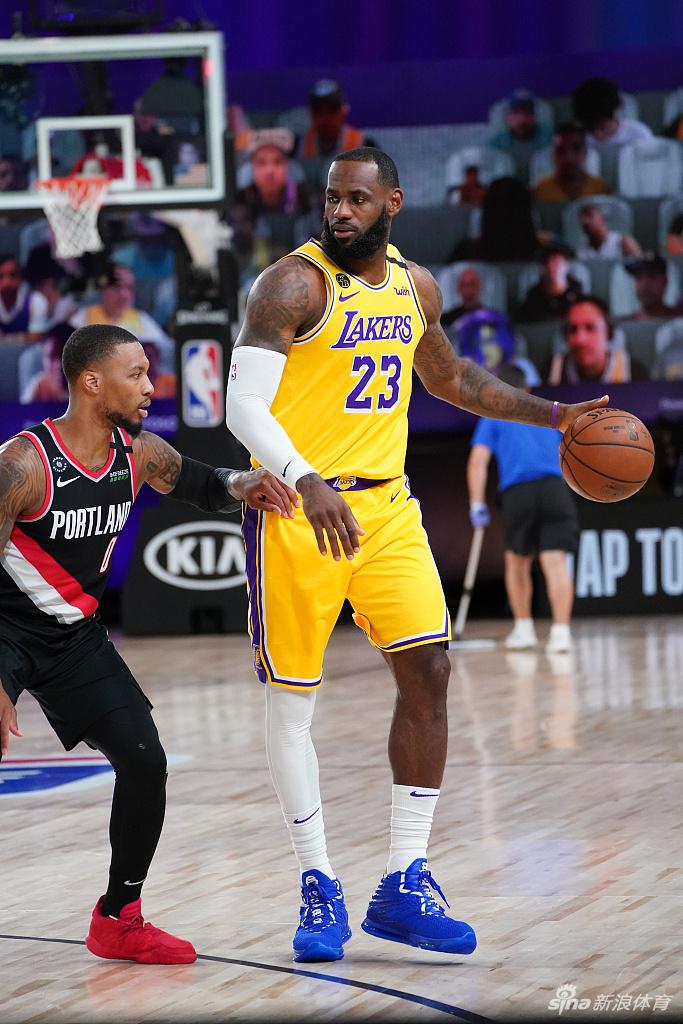 [NBA季后赛]开拓者100-93湖人 利拉德34分力压詹姆斯