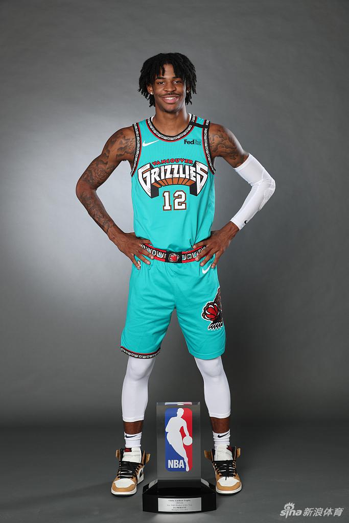 莫兰特当选NBA本赛季最佳新秀