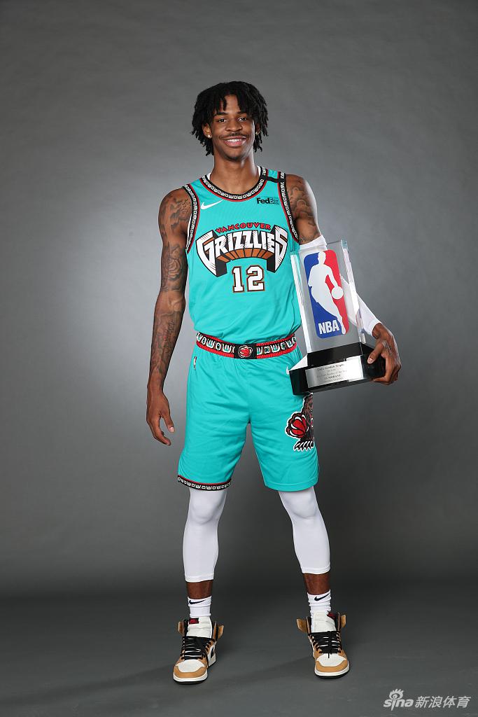 莫兰特当选NBA本赛季最佳新秀