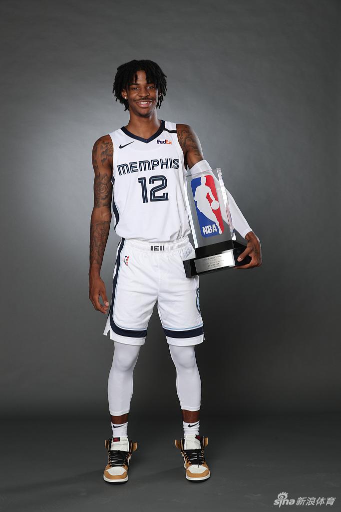 莫兰特当选NBA本赛季最佳新秀