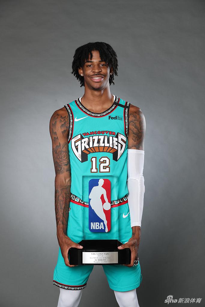 莫兰特当选NBA本赛季最佳新秀