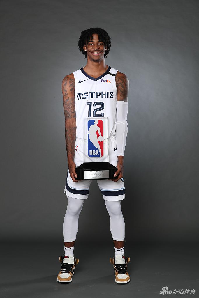 莫兰特当选NBA本赛季最佳新秀