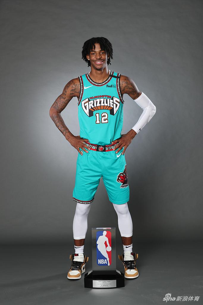 莫兰特当选NBA本赛季最佳新秀