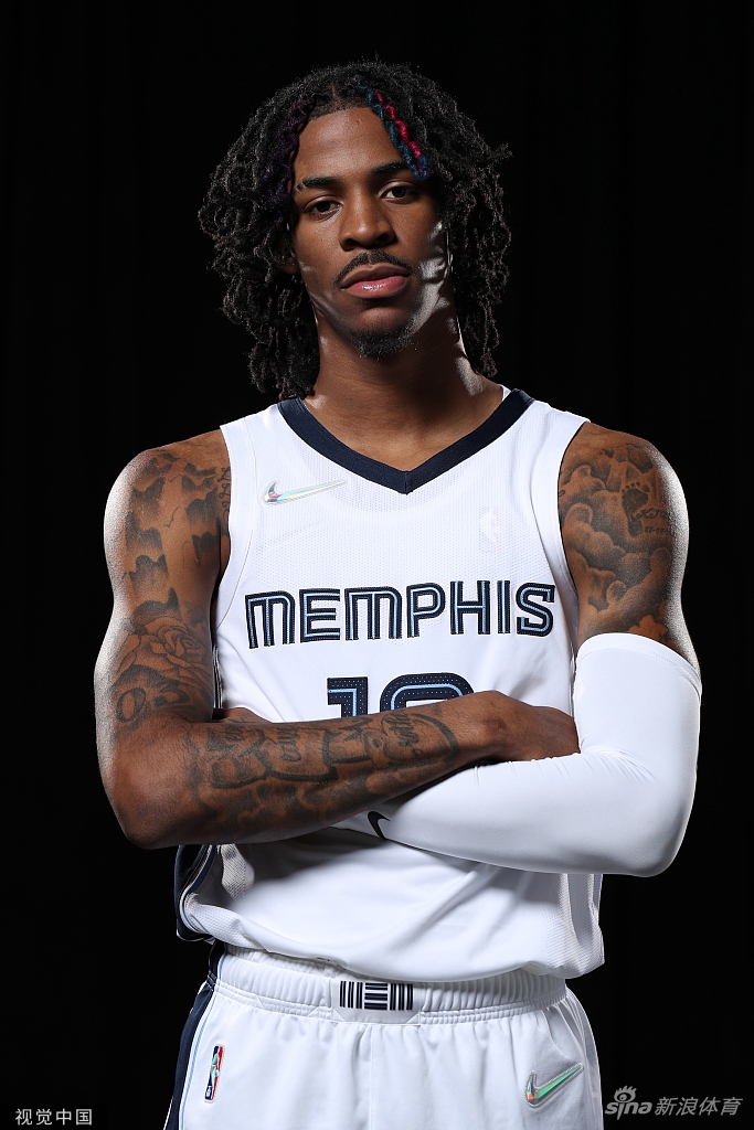 灰熊队媒体日拍摄新赛季写真