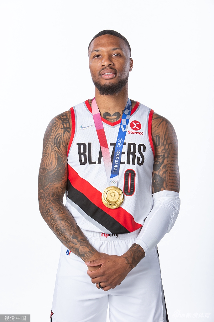 开拓者队媒体日拍摄新赛季写真