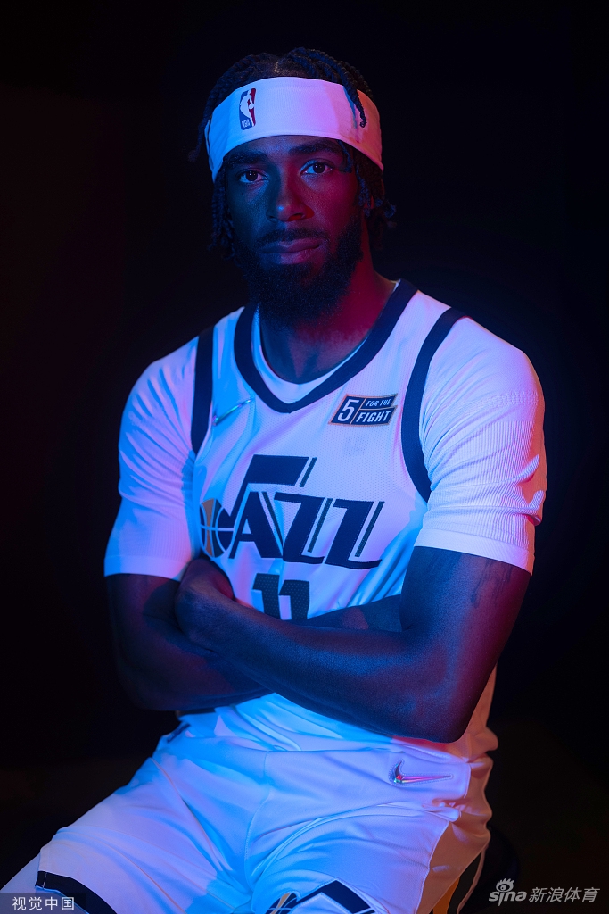 爵士队媒体日拍摄官方写真