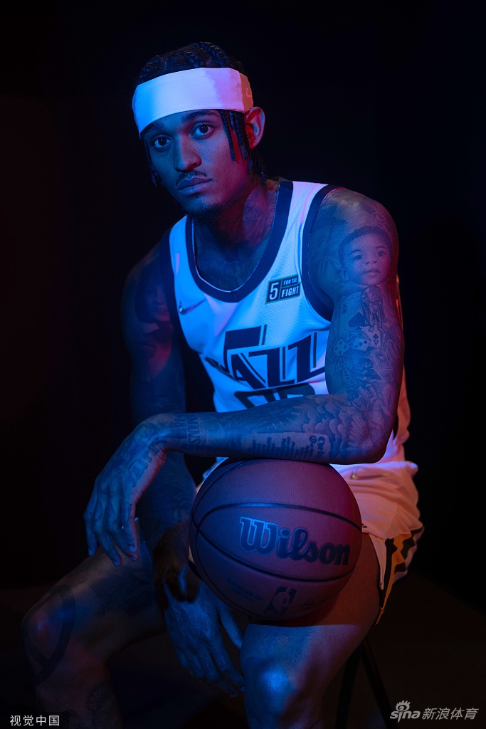 爵士队媒体日拍摄官方写真