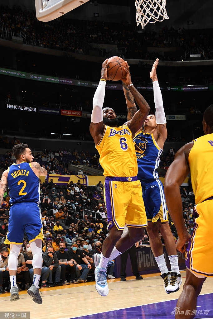 [NBA季前赛]勇士Vs湖人 三巨头出战