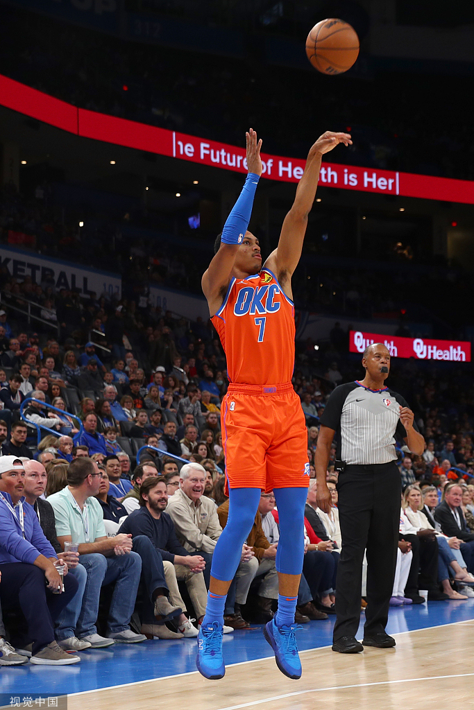 [NBA常规赛]篮网120-96雷霆