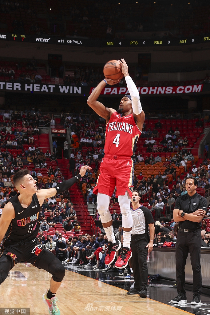 [NBA常规赛]鹈鹕98-113热火