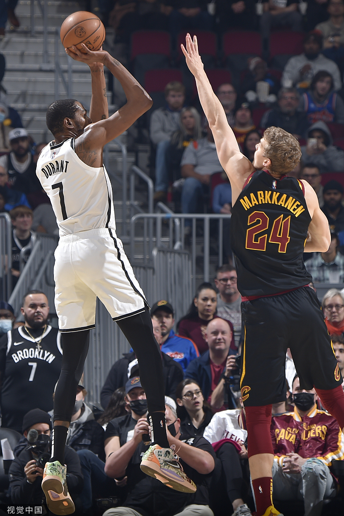 [NBA常规赛]篮网117-112骑士