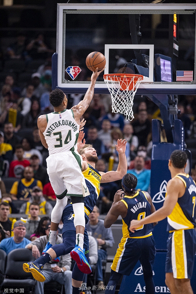 [NBA常规赛]雄鹿118-100步行者
