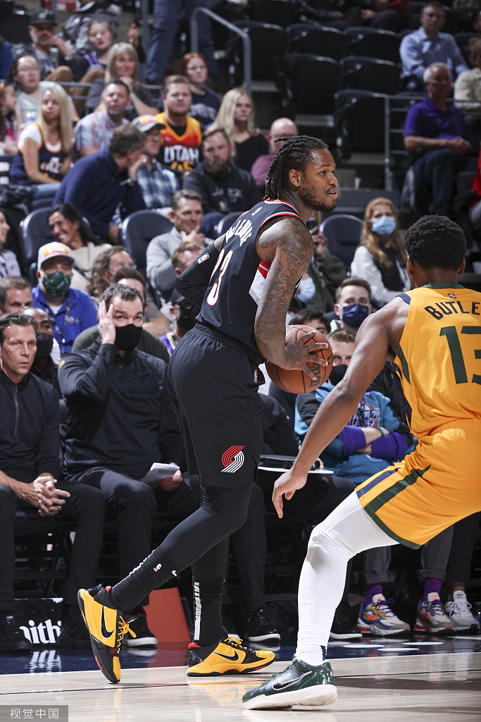 [NBA常规赛]开拓者107-129爵士