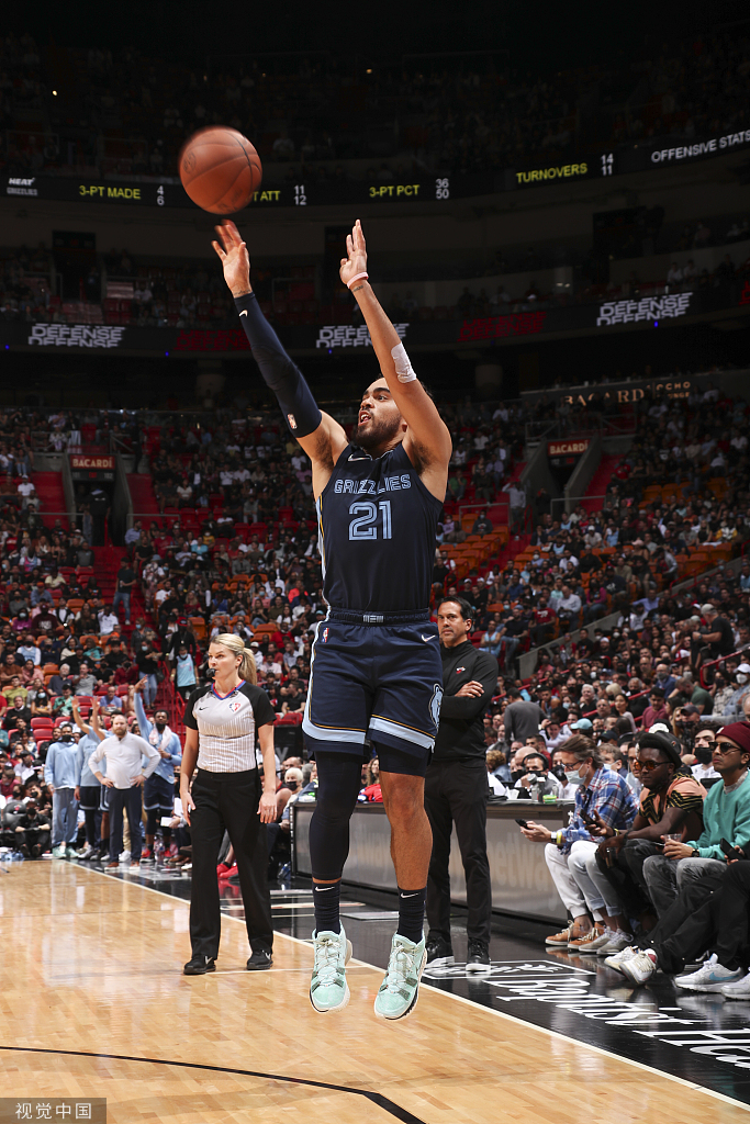 [NBA常规赛]灰熊105-90热火