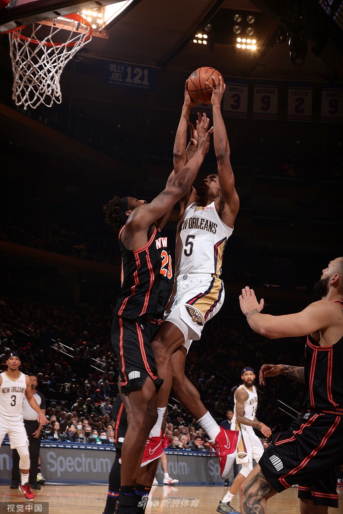 [NBA常规赛]鹈鹕102-91尼克斯