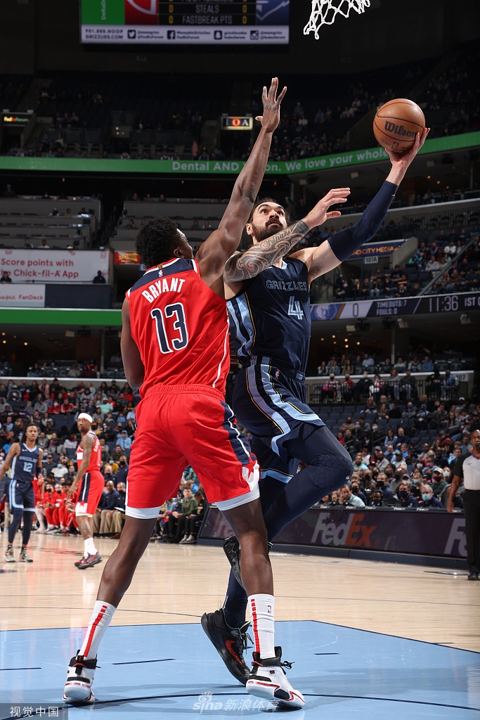 [NBA常规赛]奇才95-115灰熊