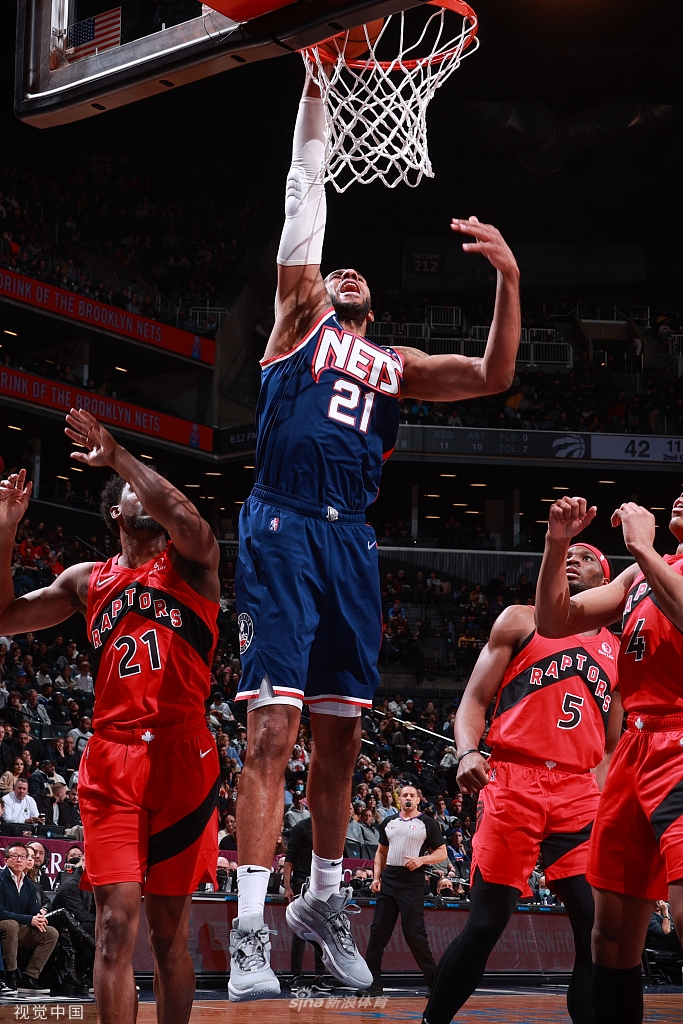 [NBA]猛龙133-97篮网 KD西帝坐看大败