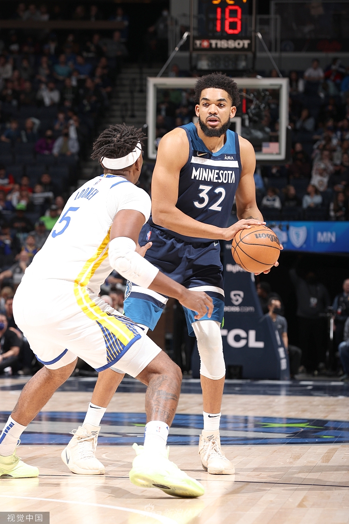 [NBA]勇士114-129森林狼 库里空砍34分