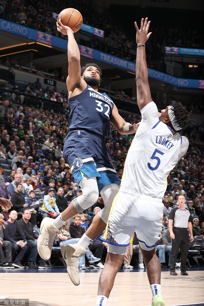 [NBA]勇士114-129森林狼 库里空砍34分