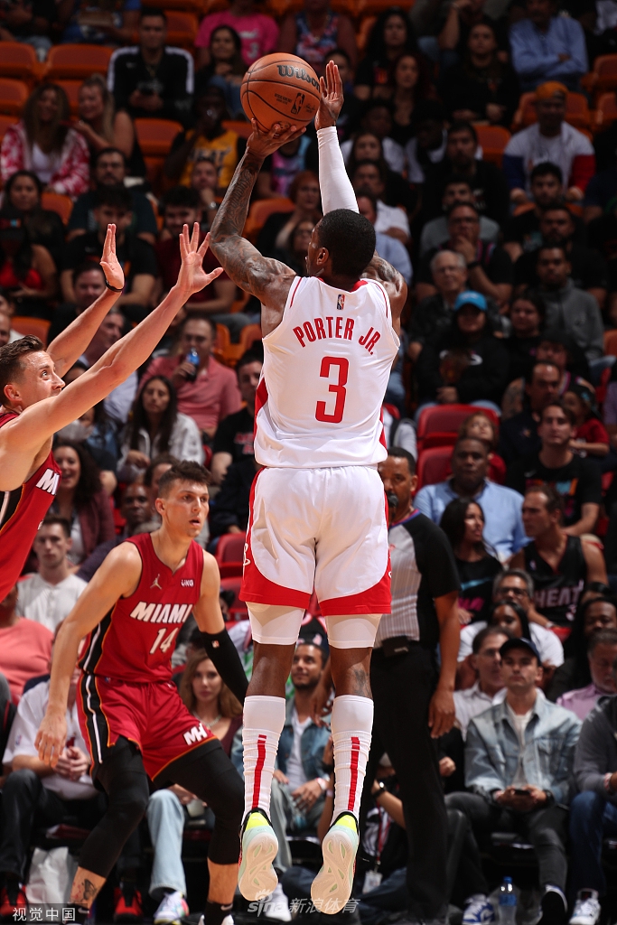 [NBA]火箭106-123热火 希罗砍31分奥迪复出