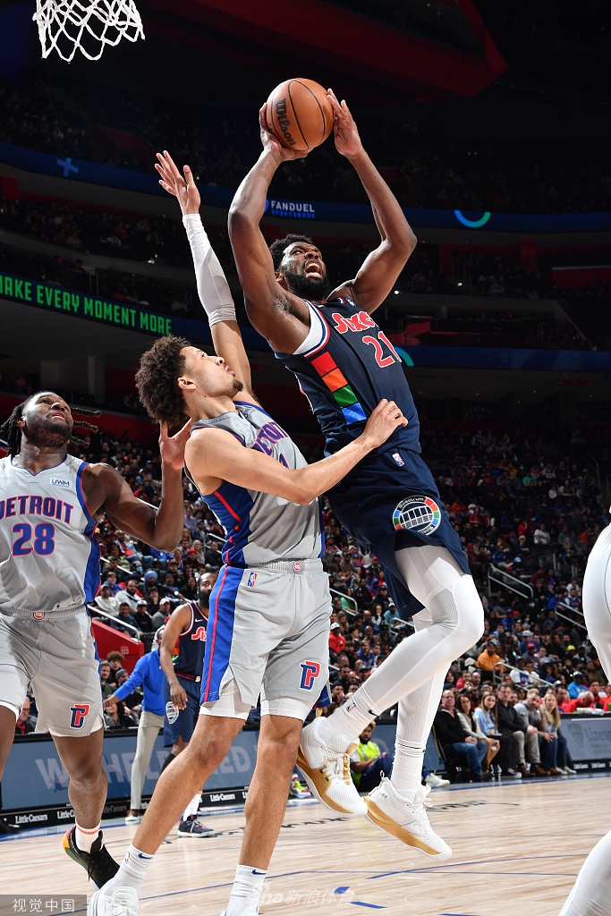 [NBA常规赛]76人94-102活塞