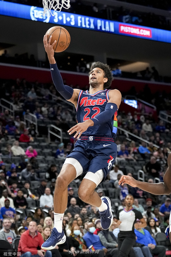 [NBA常规赛]76人94-102活塞