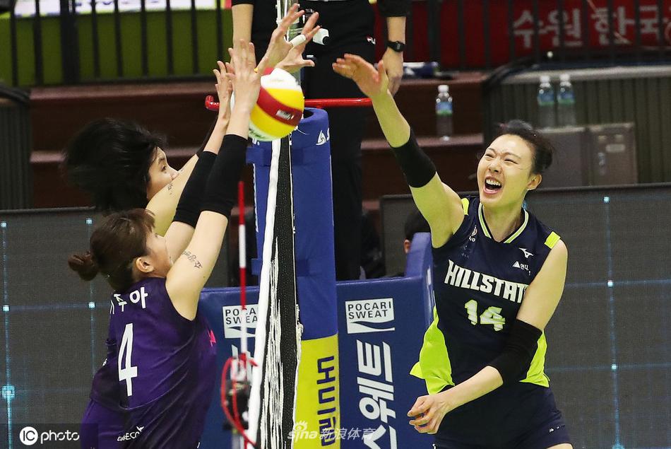 韩国女排联赛兴国生命豪取四连胜 金软景独得26分
