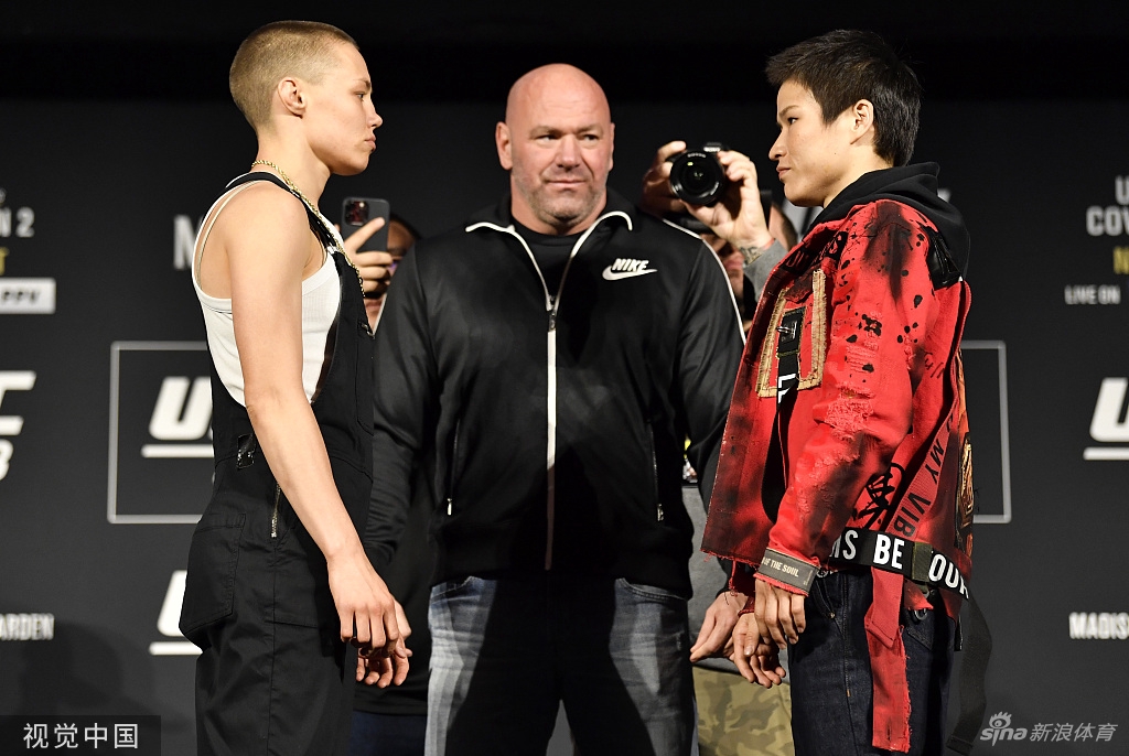 削发明志！张伟丽与老对手罗斯对视