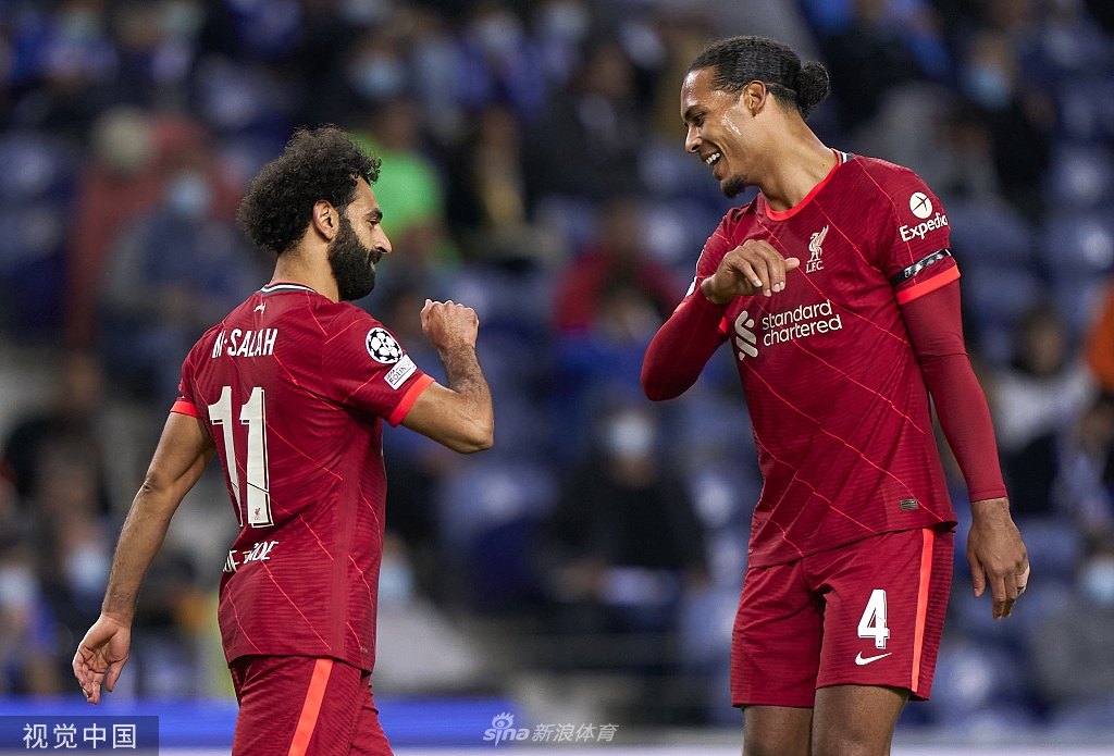 [欧冠]波尔图1-5利物浦 萨拉赫两球