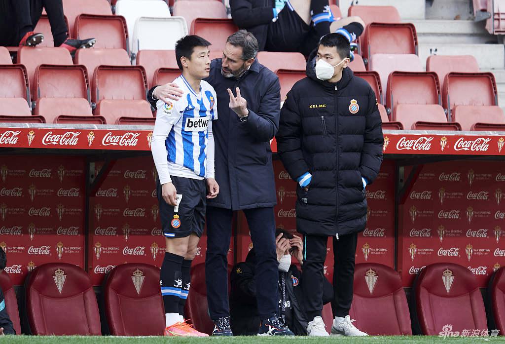 [西乙]希洪竞技1-1西班牙人 武磊替补出战