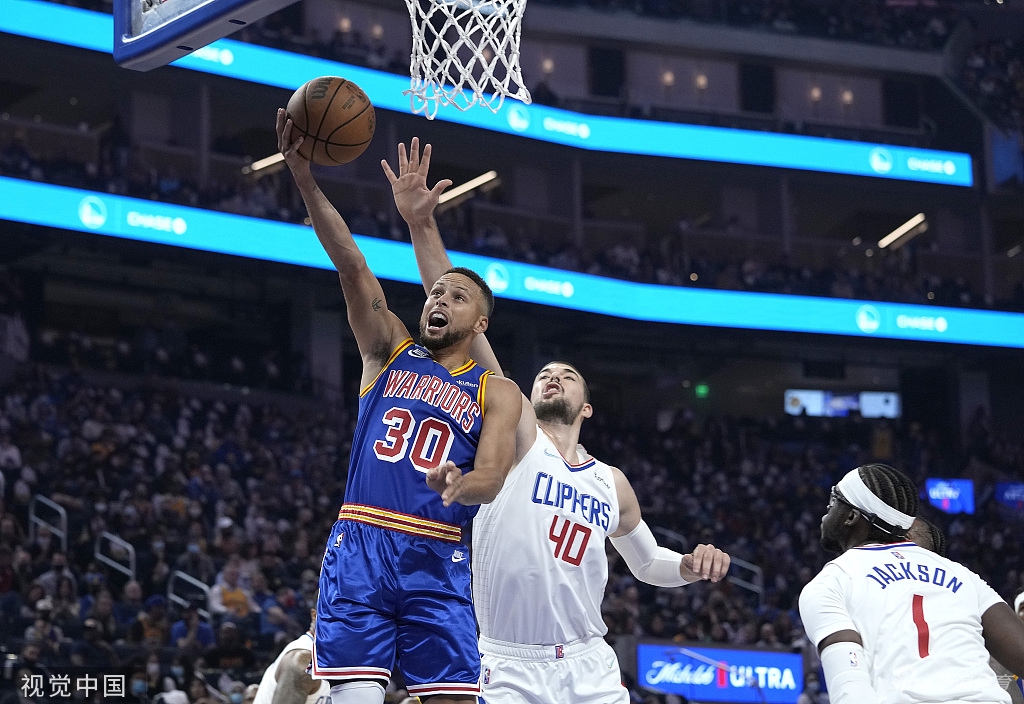 [NBA常规赛]快船113-115勇士 库里45分