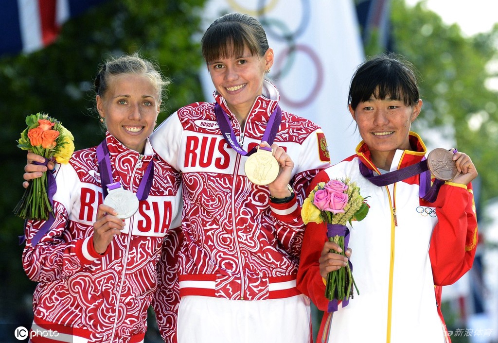 中国队递补获伦敦奥运女子竞走金银铜牌