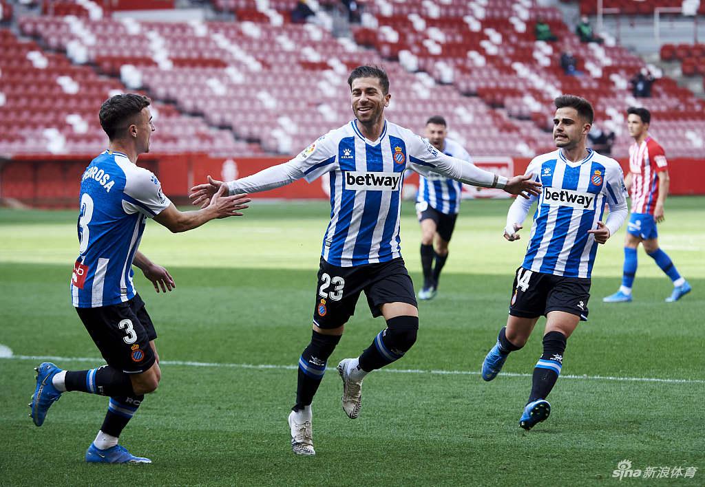 [西乙]希洪竞技1-1西班牙人 武磊替补出战