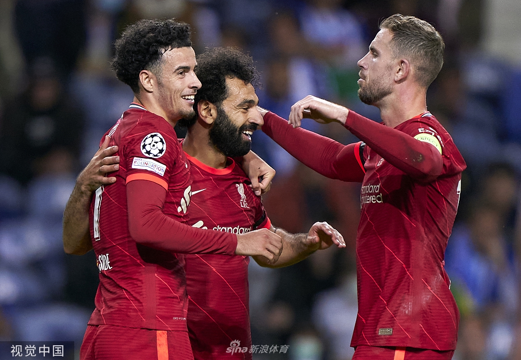 [欧冠]波尔图1-5利物浦 萨拉赫两球
