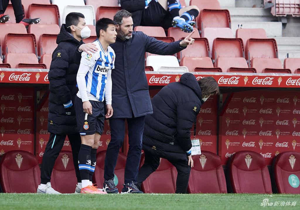 [西乙]希洪竞技1-1西班牙人 武磊替补出战