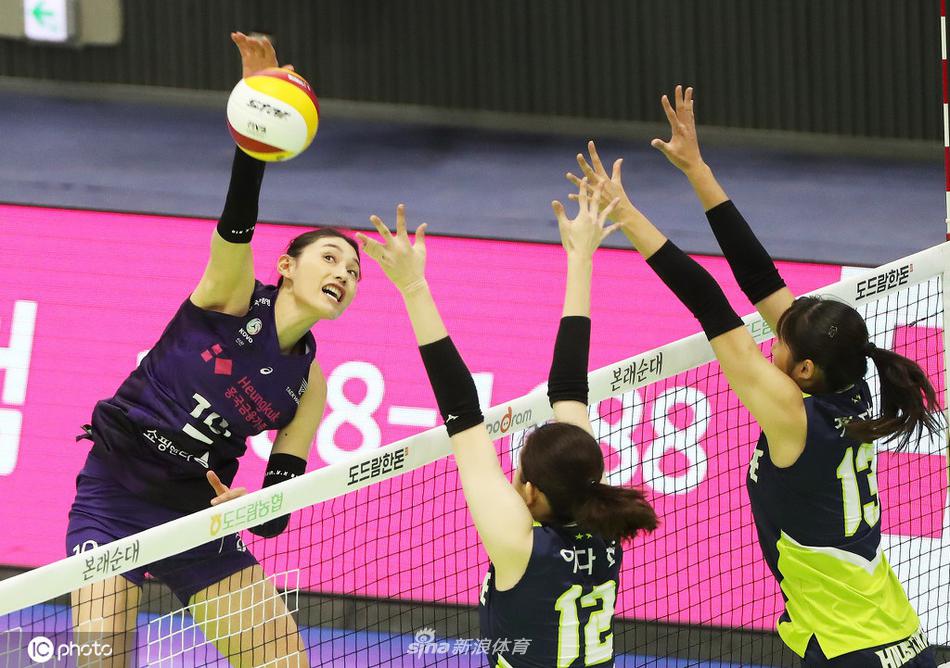 韩国女排联赛兴国生命豪取四连胜 金软景独得26分