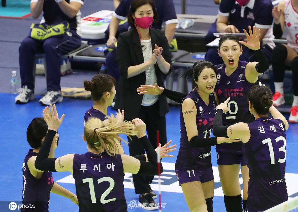 韩国女排联赛兴国生命豪取四连胜 金软景独得26分