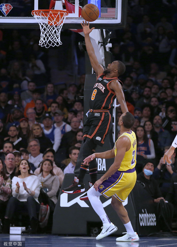 [NBA常规赛]湖人100-106尼克斯