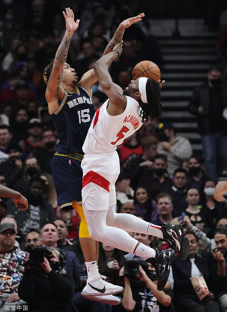 [NBA常规赛]灰熊90-82猛龙