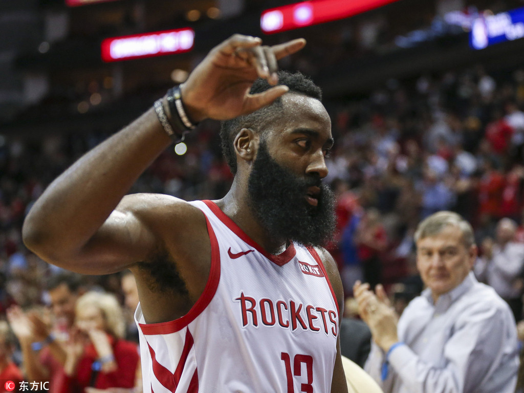 哈登砍下32分14助攻