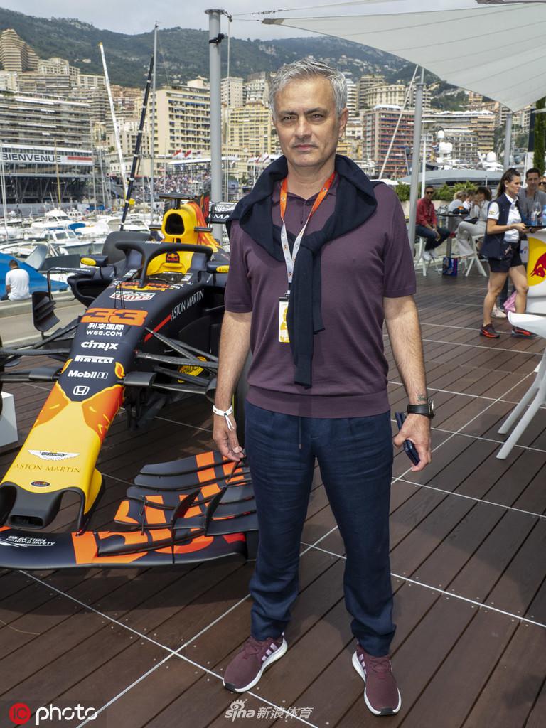 穆里尼奥观战F1摩纳哥站
