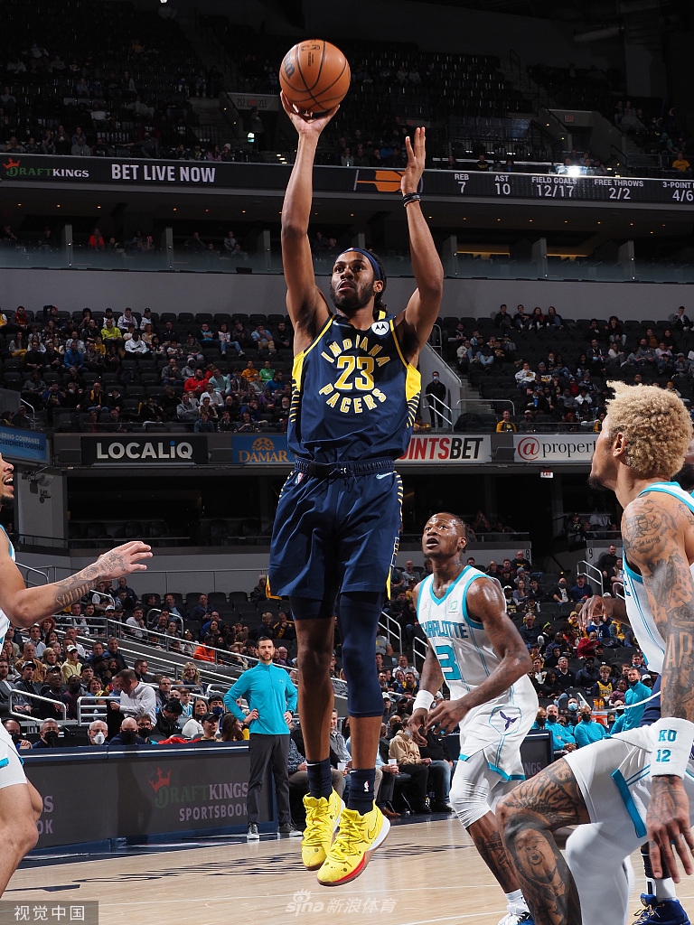 [NBA常规赛]黄蜂158-126步行者