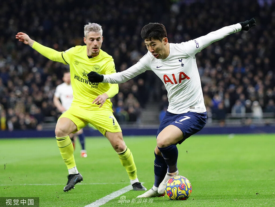 [英超]孙兴O进球 热刺2-0布伦特福德