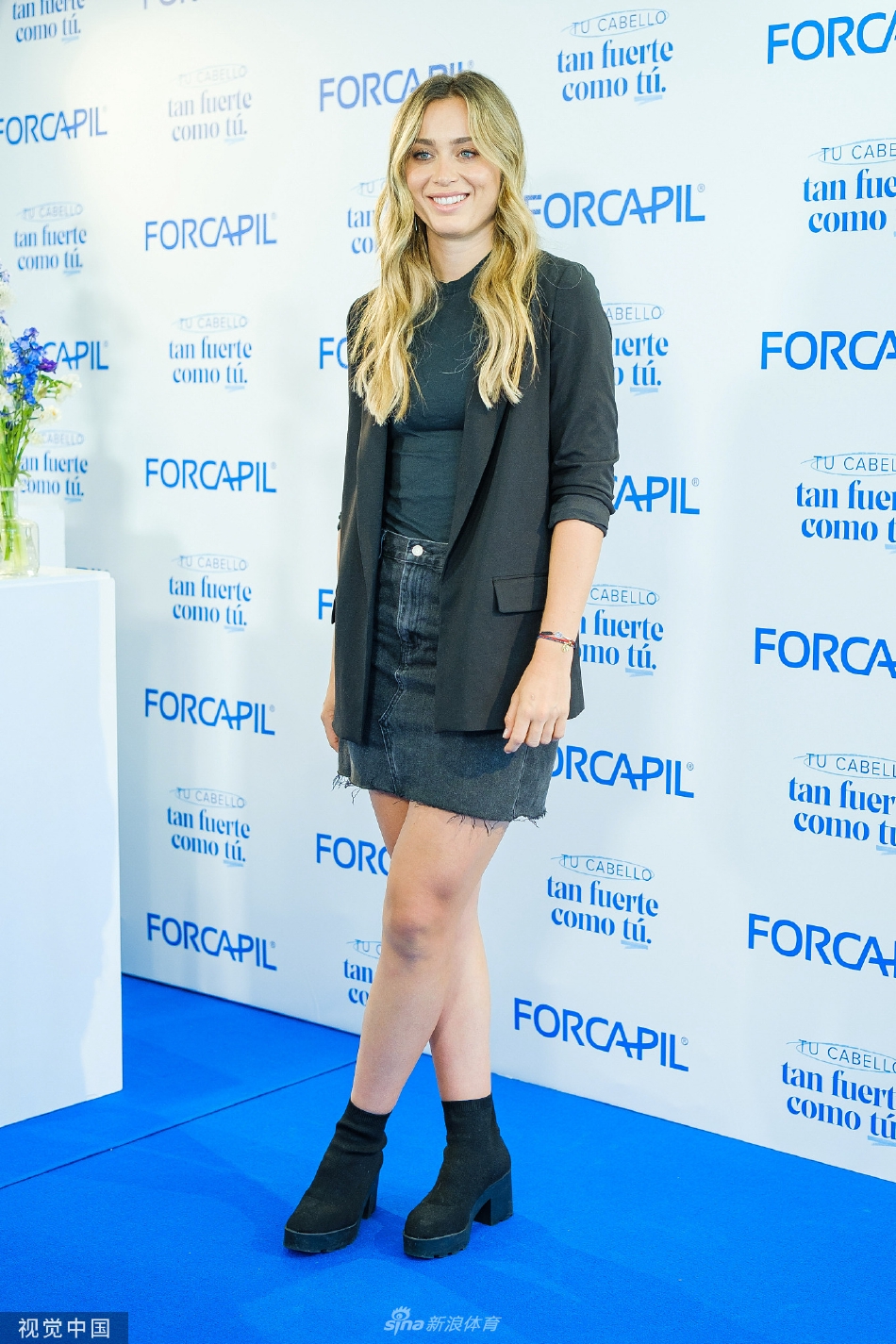 西班牙网球选手宝拉巴多萨出席活动侃侃而谈