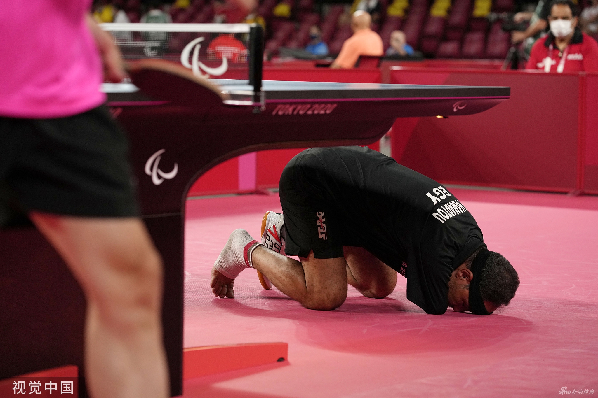 残奥唯一用嘴打乒乓球的运动员