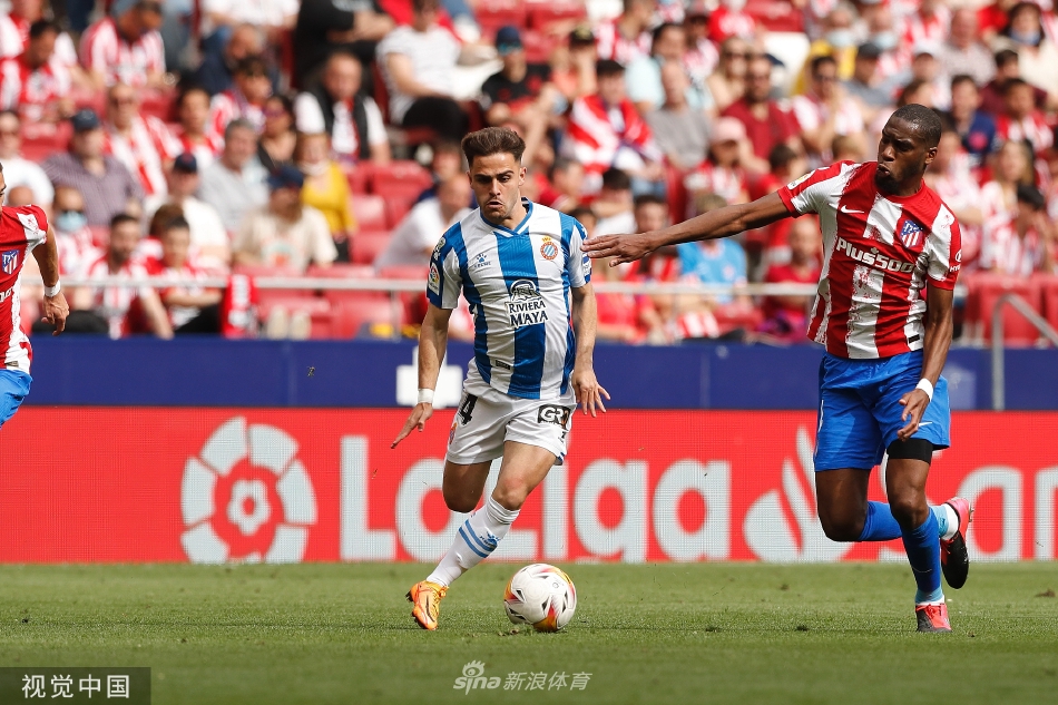 [西甲]马竞2-1西班牙人 武磊替补出场